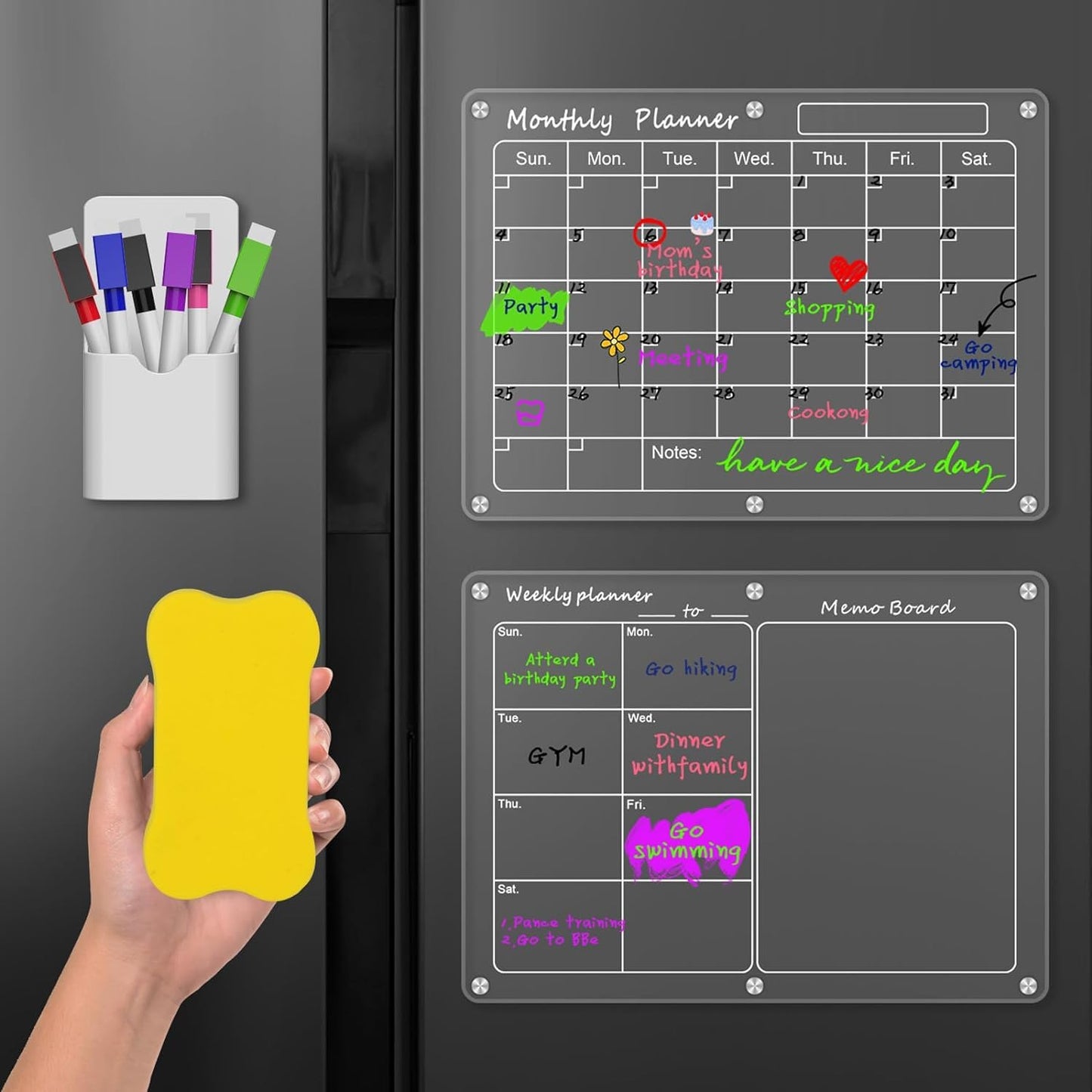 Magnetic Monthly & Weekly Planner – Stay Organized, Focused & In Control