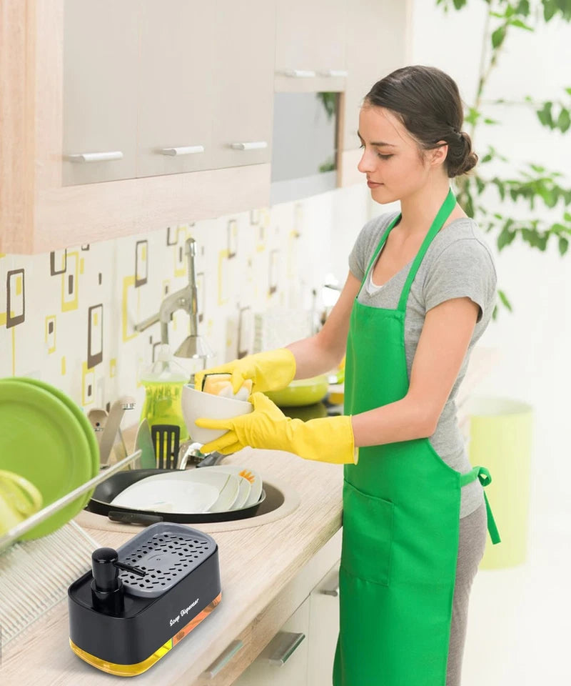 Dual Dish Soap Dispenser Set – Keep Your Kitchen Clean & Organized