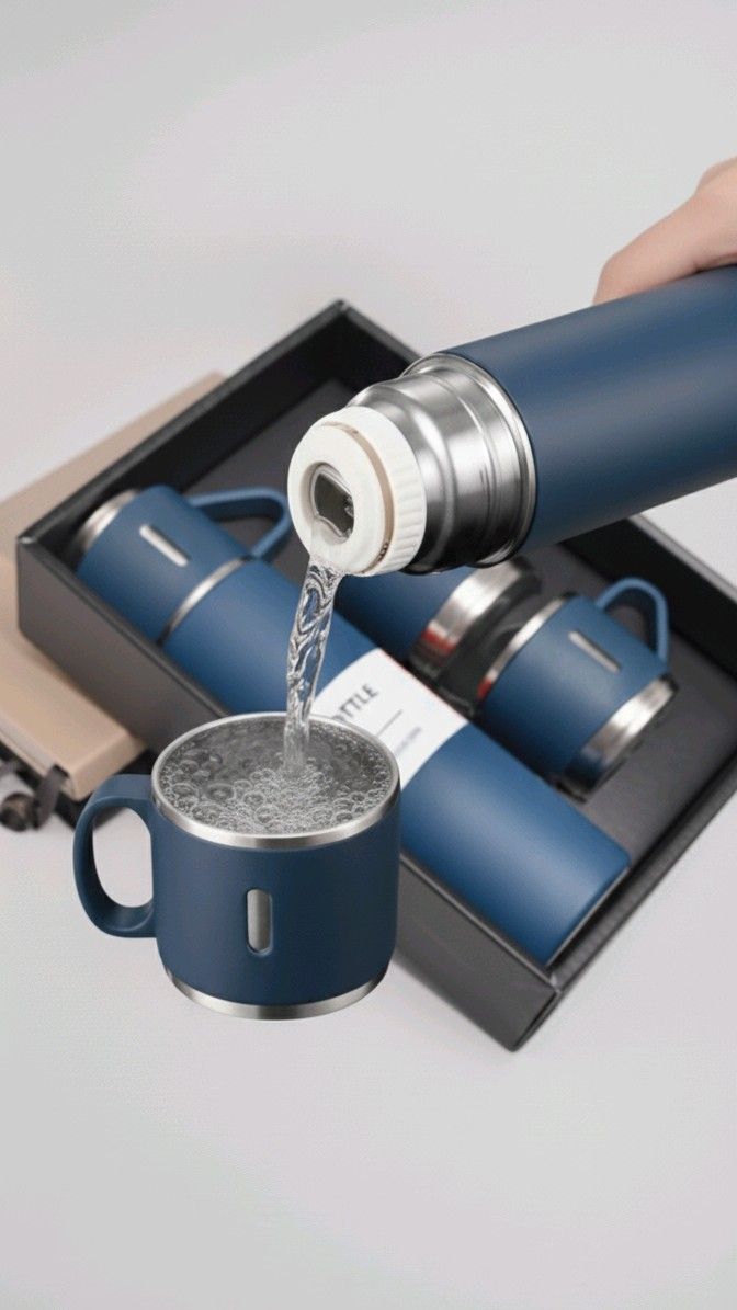 3-in-1 Vacuum Flask Set – Keep Your Drinks Hot or Cold for Hours122