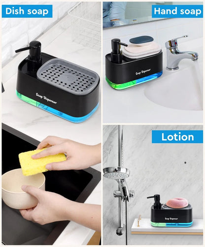 Dual Dish Soap Dispenser Set – Keep Your Kitchen Clean & Organized