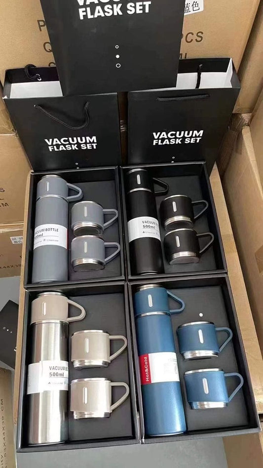 3-in-1 Vacuum Flask Set – Keep Your Drinks Hot or Cold for Hours122
