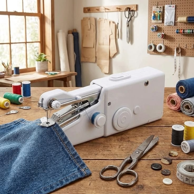 Portable Sewing Machine – Compact Battery-Powered Sewing Solution
