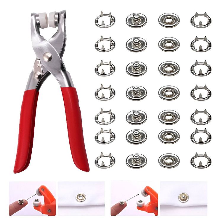 Button Pliers – Easy Snap Button Installation Tool