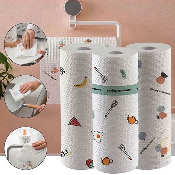Reusable Kitchen Towel Roll – Washable Multi-Purpose Cleaning Towels