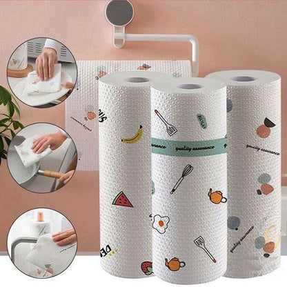 Reusable Kitchen Towel Roll – Washable Multi-Purpose Cleaning Towels