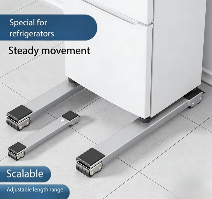 Detachable Trolley for Fridge & Washing Machine – Easy Appliance Moving Stand