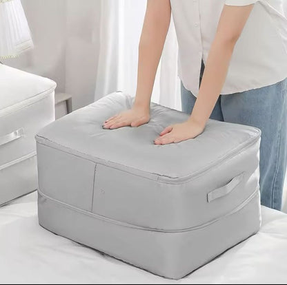 Collapsible Expandable Duvet Organizer – Space Saving Bedding Storage Solution