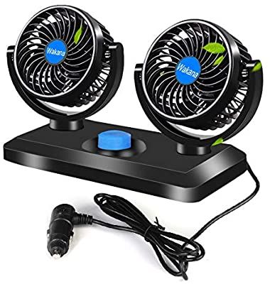 Double Head Car Fan – Powerful Cooling &amp; Better Airflow for Your Car