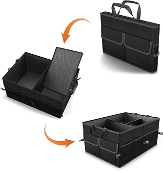 Heavy Duty 3-Partition Foldable Car Boot Organizer – Ultimate Car Storage & Organization Solution