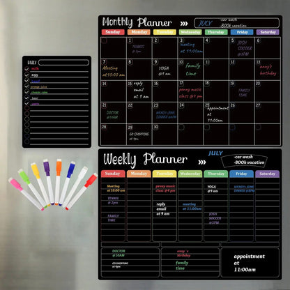 Magnetic Monthly &amp; Weekly Planner – Stay Organized, Focused &amp; In Control