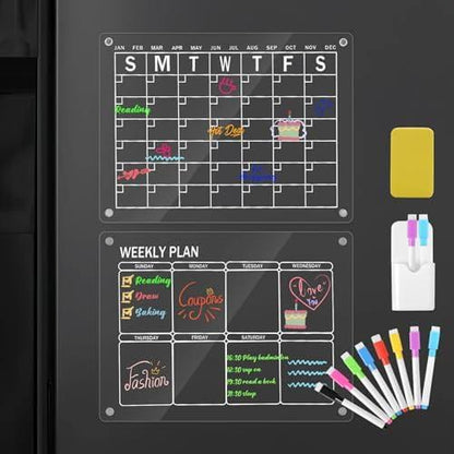 Magnetic Monthly &amp; Weekly Planner – Stay Organized, Focused &amp; In Control