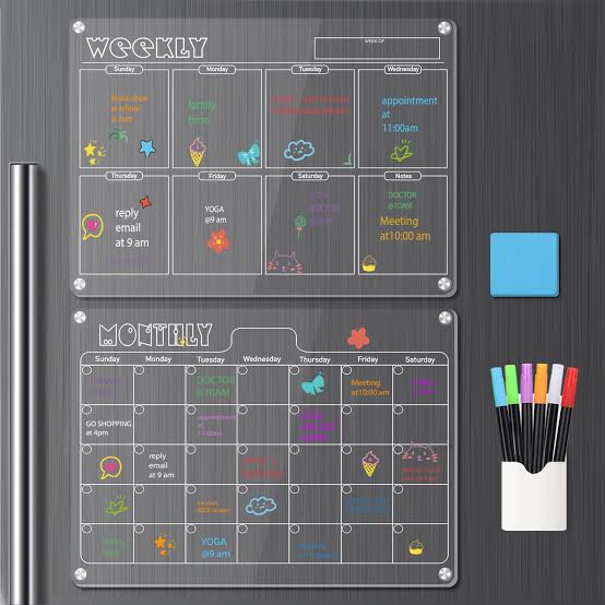 Magnetic Monthly &amp; Weekly Planner – Stay Organized, Focused &amp; In Control