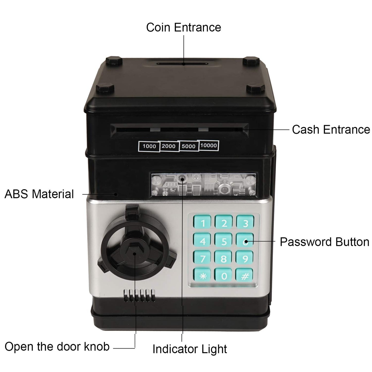 Electronic Money Bank Home ATM – Fun &amp; Secure Savings Bank for Kids