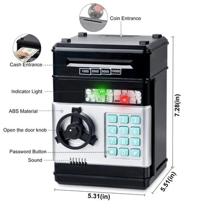Electronic Money Bank Home ATM – Fun &amp; Secure Savings Bank for Kids