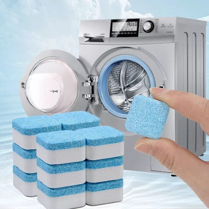 12-Pack Washing Machine Cleaning Tablets – Deep Clean for a Fresher, Longer-Lasting Machine