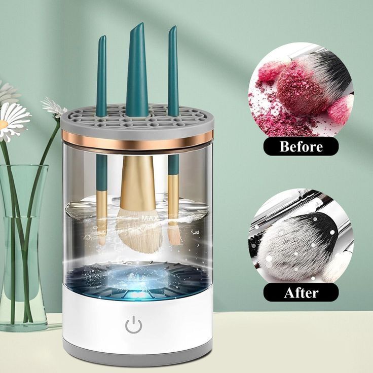 Electric Makeup Brush Cleaner – Deep Clean &amp; Dry Your Brushes in Minutes