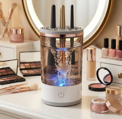 Electric Makeup Brush Cleaner – Deep Clean &amp; Dry Your Brushes in Minutes