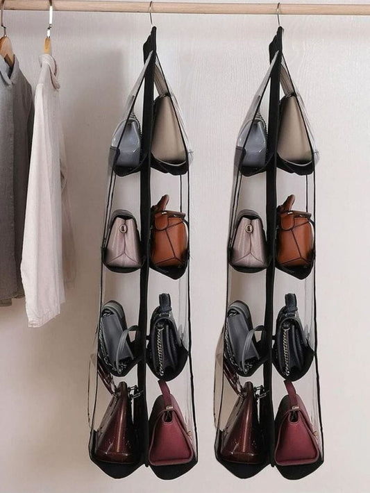 6-Slot Dustproof Bag Organizer with Hook