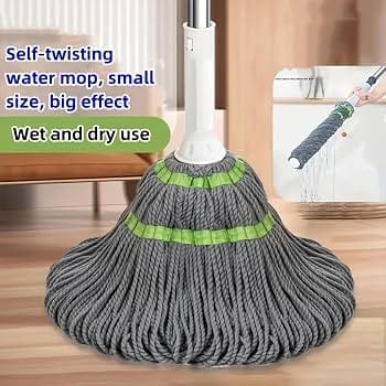 Self-Wringing Twist Mop – Effortless &amp; Seamless Cleaning