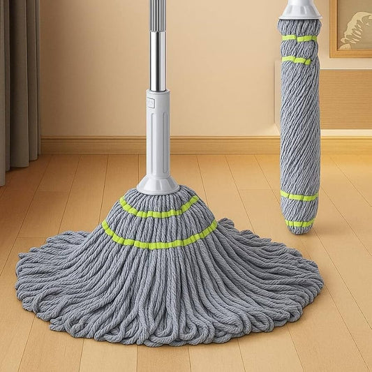Self-Wringing Twist Mop – Effortless &amp; Seamless Cleaning