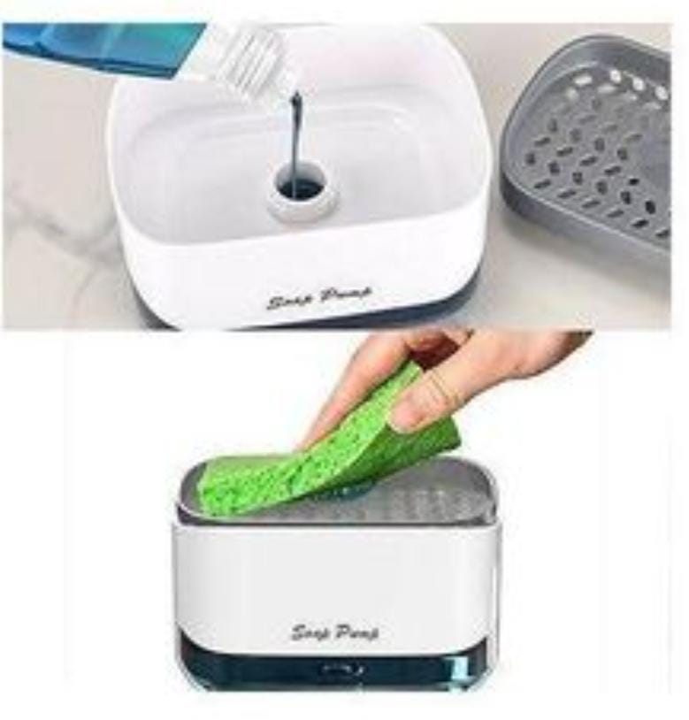 2-in-1 Kitchen Soap Dispenser – Clean, Convenient &amp; Space-Saving
