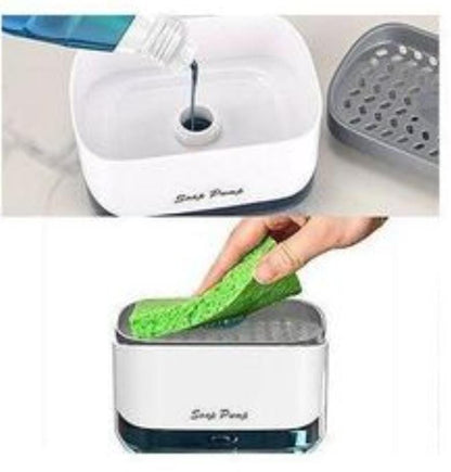 2-in-1 Kitchen Soap Dispenser – Clean, Convenient &amp; Space-Saving
