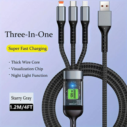 3-in-1 Data Cable – One Cable, Multiple Connections