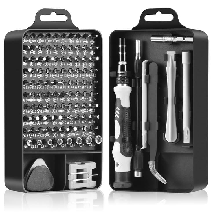 115-Piece Portable Screwdriver Set