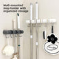 Non-Slip Wall-Mounted Mop Holder
