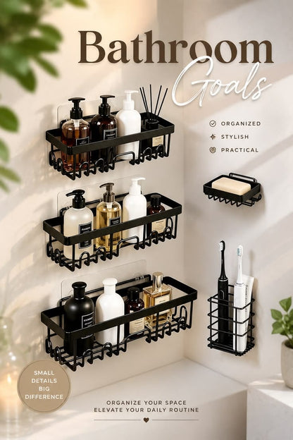 5-Tier Bathroom Organizer – Maximize Space &amp; Keep Your Bathroom Clutter-Free